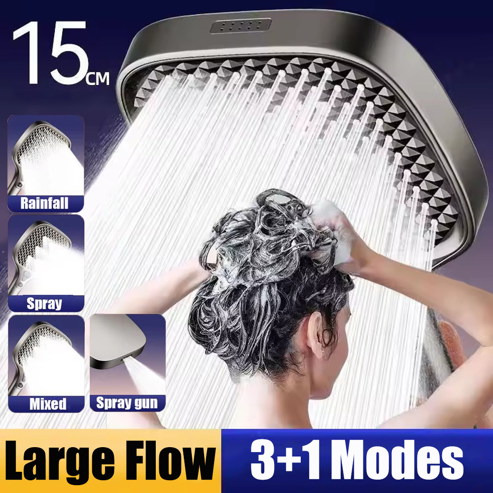 Home Bathroom Upgrades - Upgraded 15CM Big Panel Large Flow
