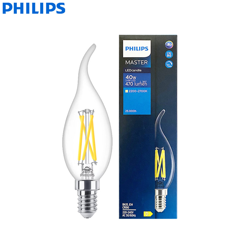 Philips Bulb Led Classic - PHILIPS Master LED Candle E14 Filament