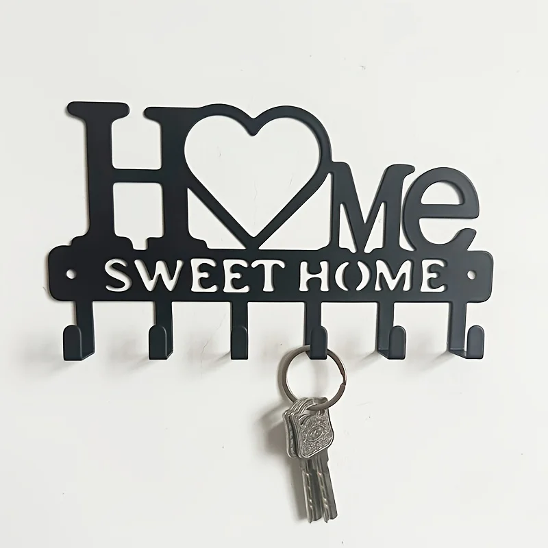Home Bathroom Key - 【2D Flat】Warm Home Metal Key Hook
