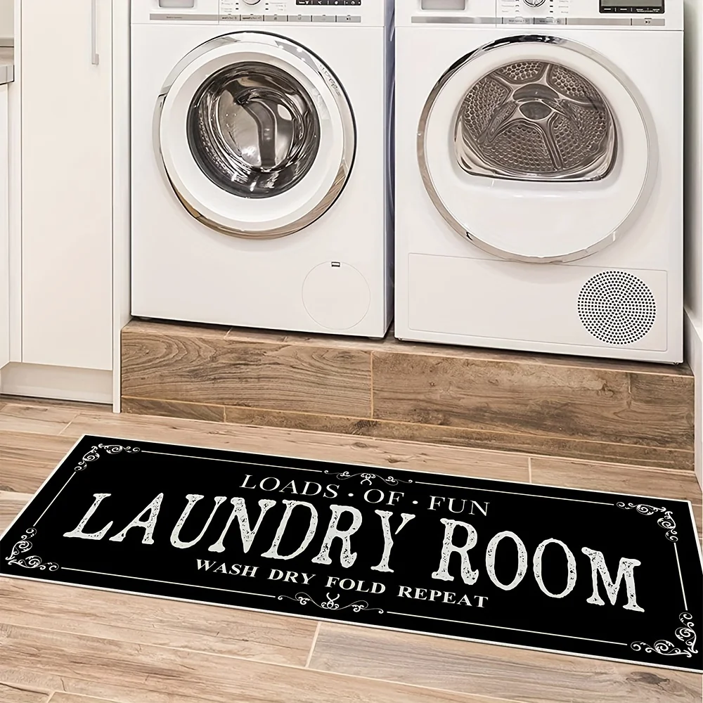 Home Bathroom Upgrades - Laundry Room Rug Runner Non Slip