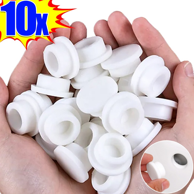 Home Bathroom Wash Basin - 2/4/8/16PC Bathroom Rubber Wash Basin Overflow