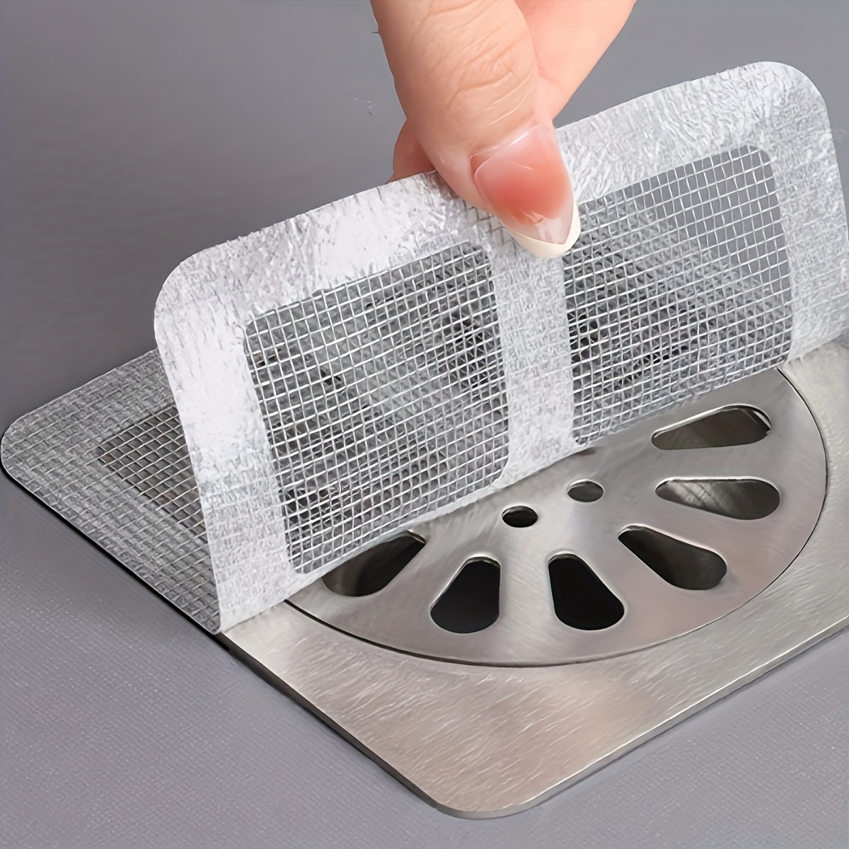 Drain Hair Catcher - Disposable Floor Drain Sticker Insect-proof Self-adhesive