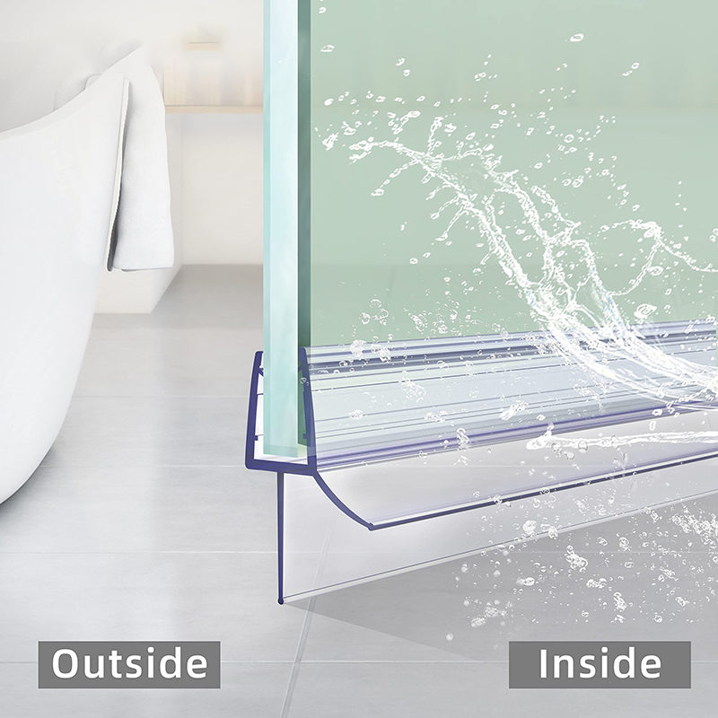 Bathroom Home Improvement - Shower Door Bottom Seal 4-6mm Gaps