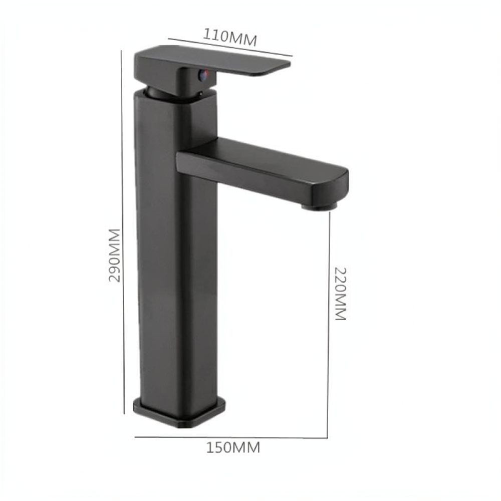 Stylish Square Bathroom Vessel - Home Hardware Bathroom Faucets recension och pris