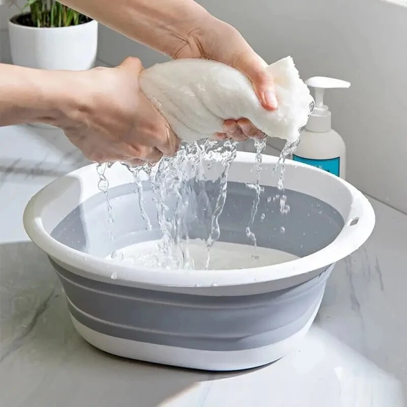 Plastic Folding Basins Portabl - Home Bathroom Wash Basin recension och pris