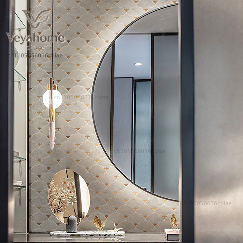 Natural stone water jet marble - Home Bathroom Tiles Design recension och pris