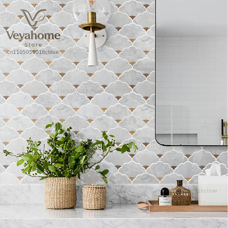 Natural stone water jet marble - Home Bathroom Tiles Design recension och pris