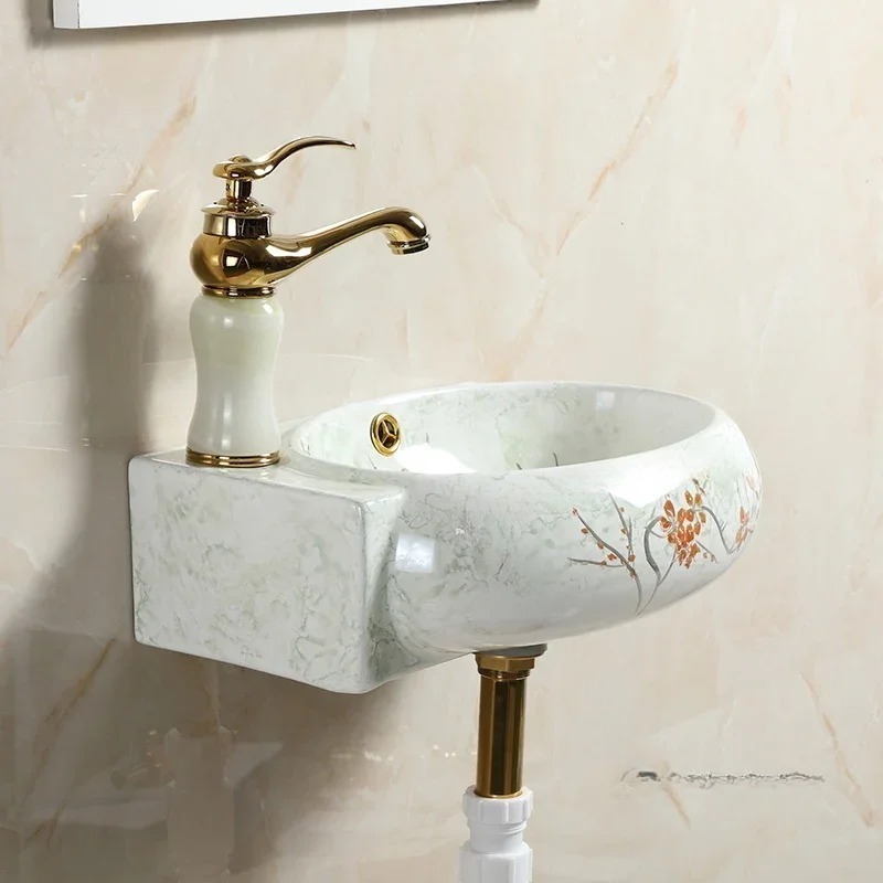 & Ceramic Corner Triangle Wall - Home Bathroom Wash Basin recension och pris