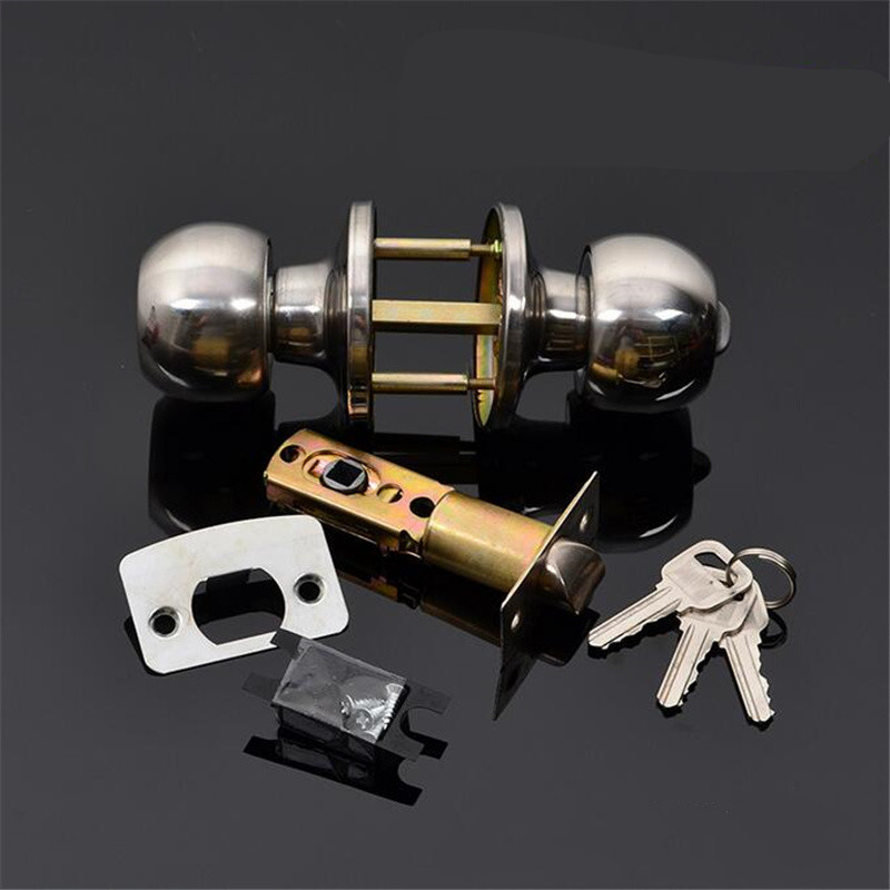 Round Ball Privacy Door Knob B - Home Bathroom Key recension och pris
