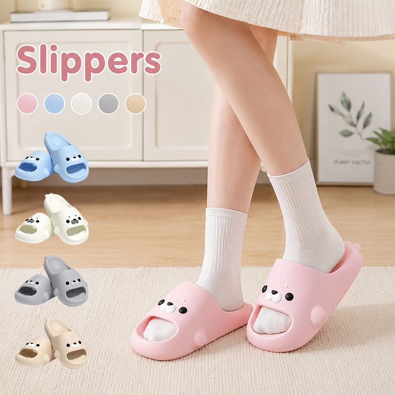 Seal Slippers Women Summer Sof - Home Bathroom Lights recension och pris
