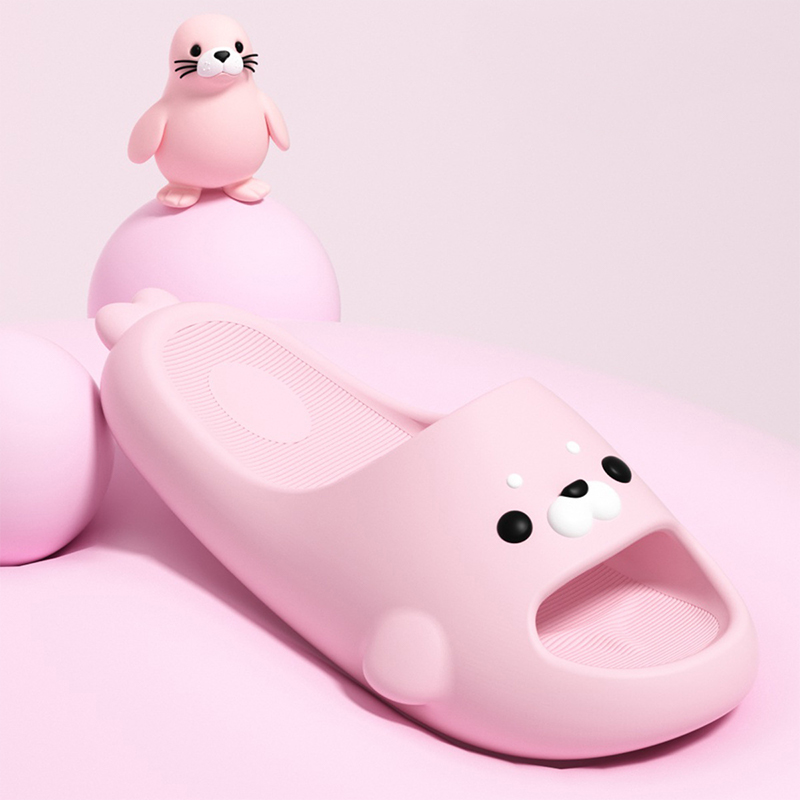 Seal Slippers Women Summer Sof - Home Bathroom Lights recension och pris
