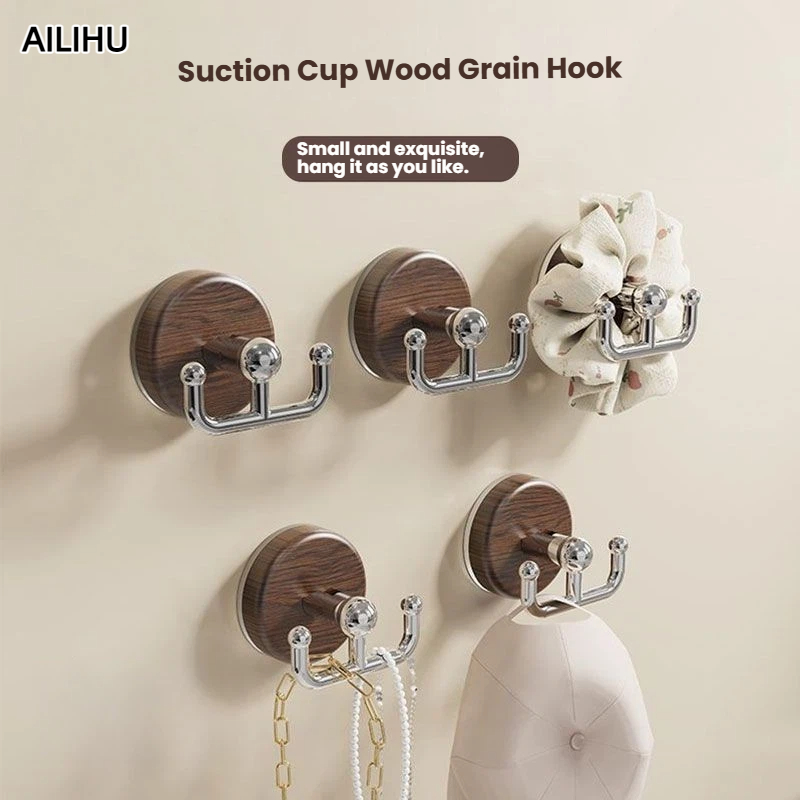 Home Storage Wood Grain Suctio - Home Bathroom Key recension och pris