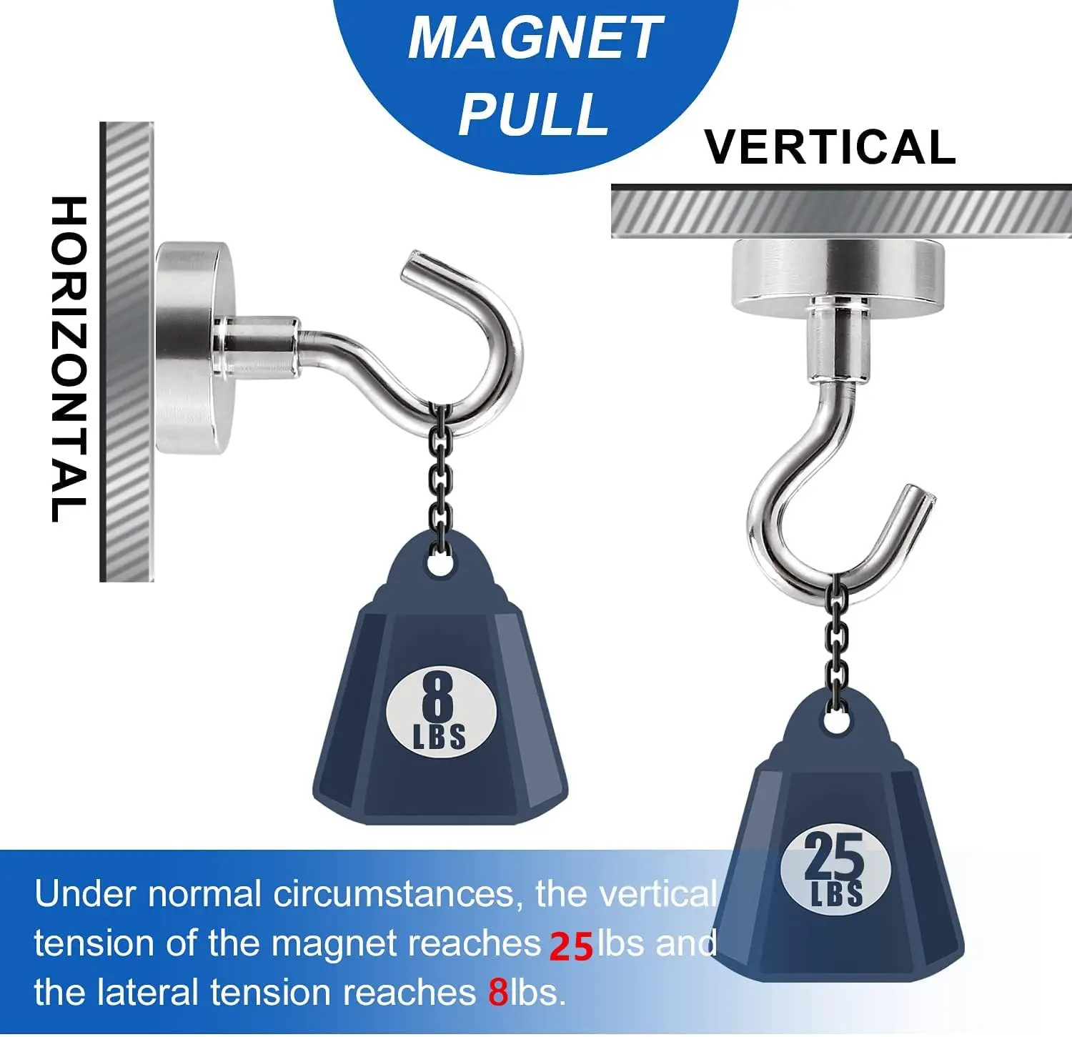 1-80PCS Strong Magnetic Hooks  - Home Bathroom Key recension och pris