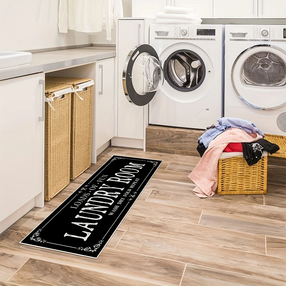 Laundry Room Rug Runner Non Sl - Home Bathroom Upgrades recension och pris