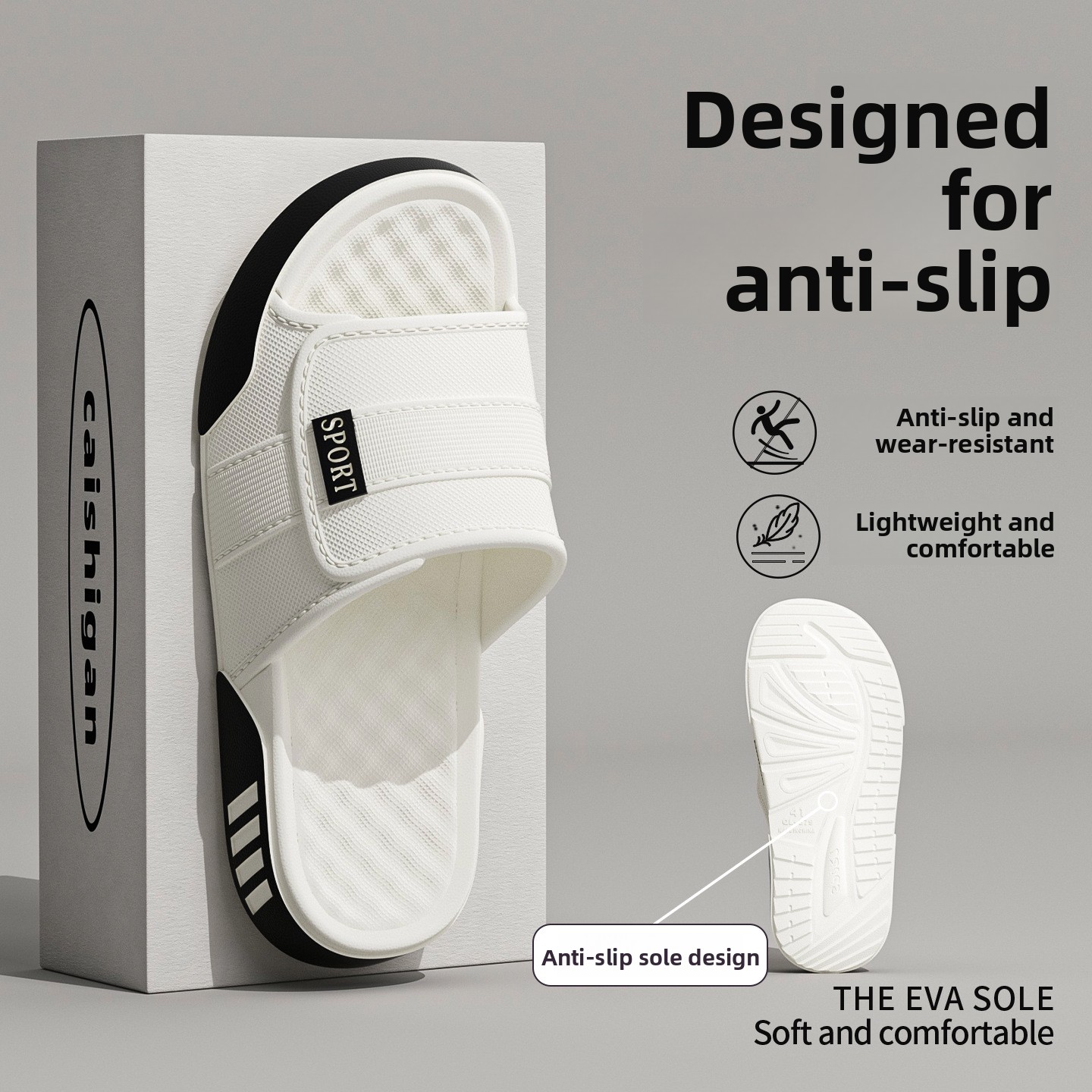 EVA Men's Slip-On Shoes Comfor - Home Bathroom Lights recension och pris