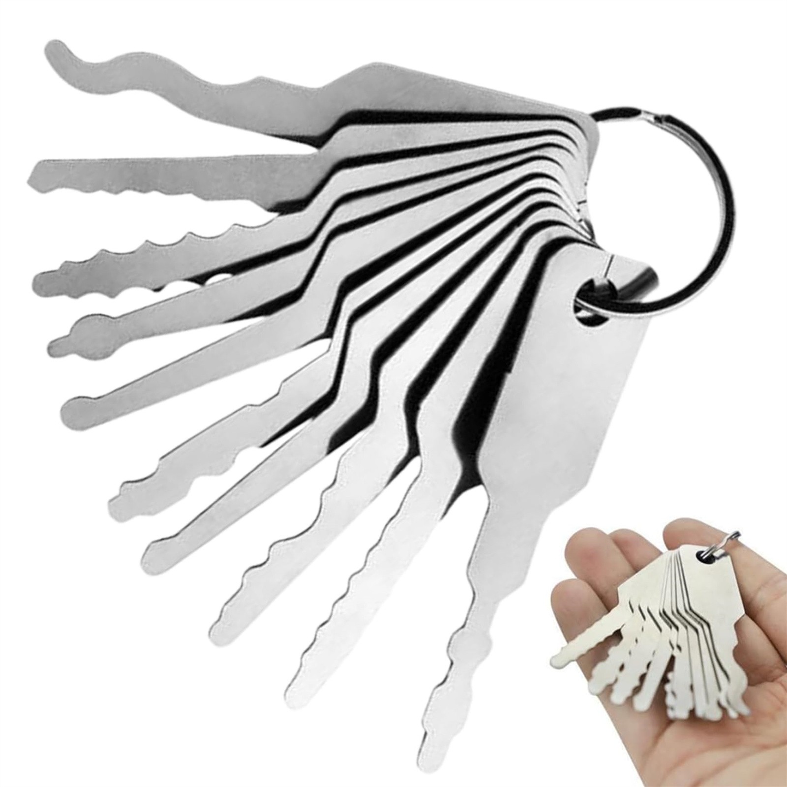 10pcs/Lot Uncut Key Blanks Loc - Home Bathroom Key recension och pris