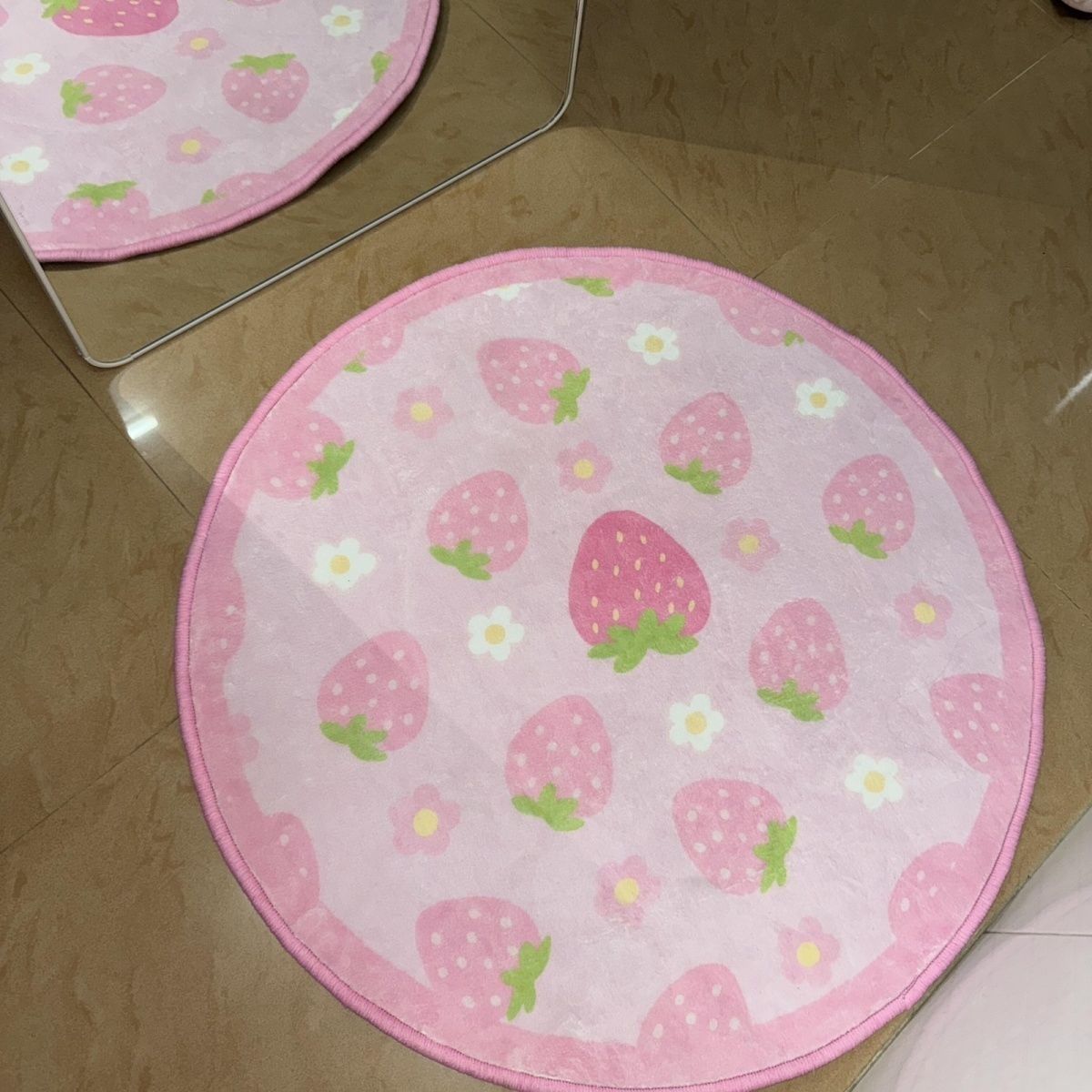 VIKAMA Sweet Strawberry Floor  - Zara Home Bathroom Mat recension och pris