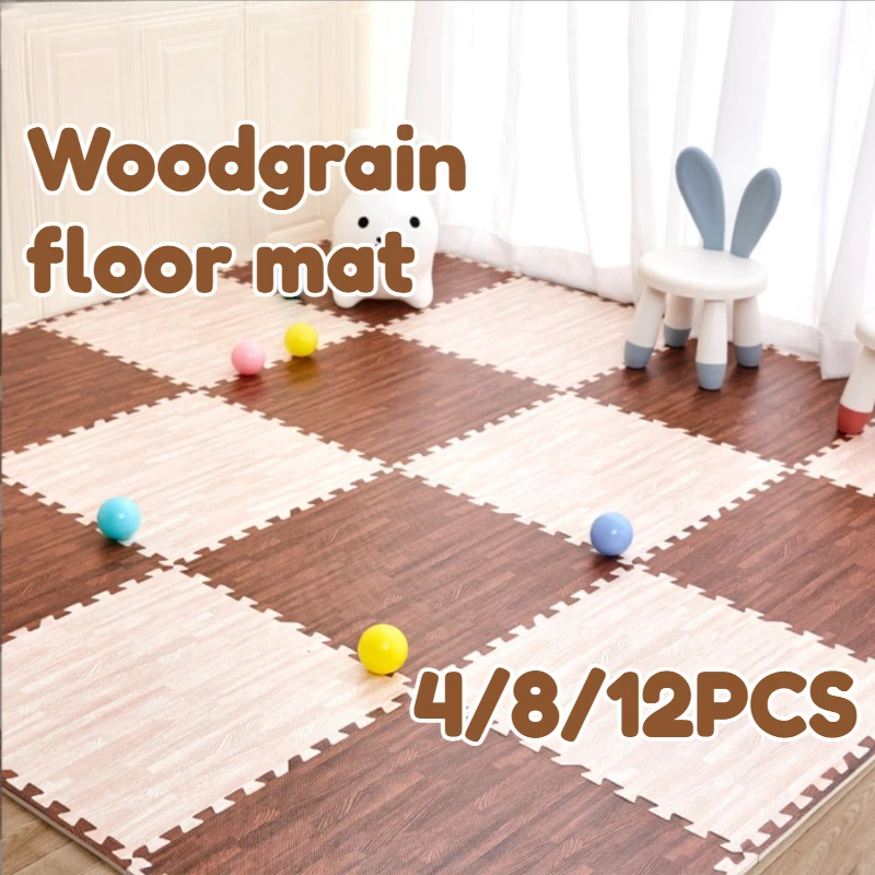 Wood Grain Foam Patchwork Mat  - Zara Home Bathroom Mat recension och pris
