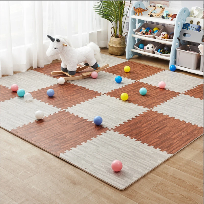 Wood Grain Foam Patchwork Mat  - Zara Home Bathroom Mat recension och pris