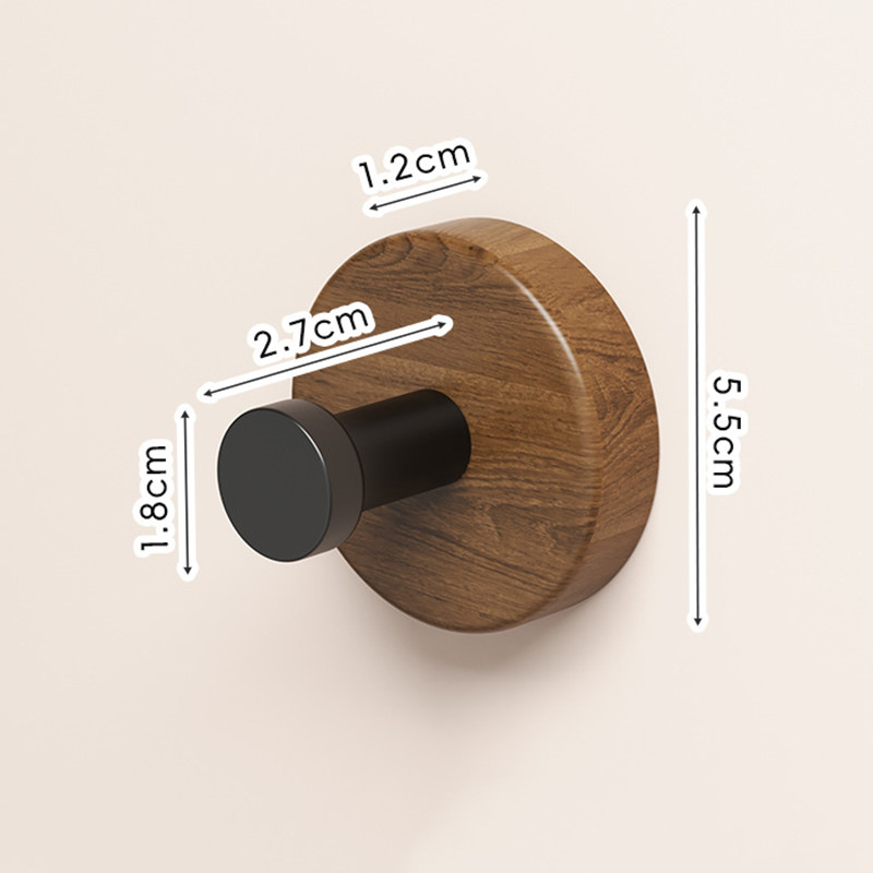 4/1pcs Wall Wood Hook Self-adh - Home Bathroom Key recension och pris