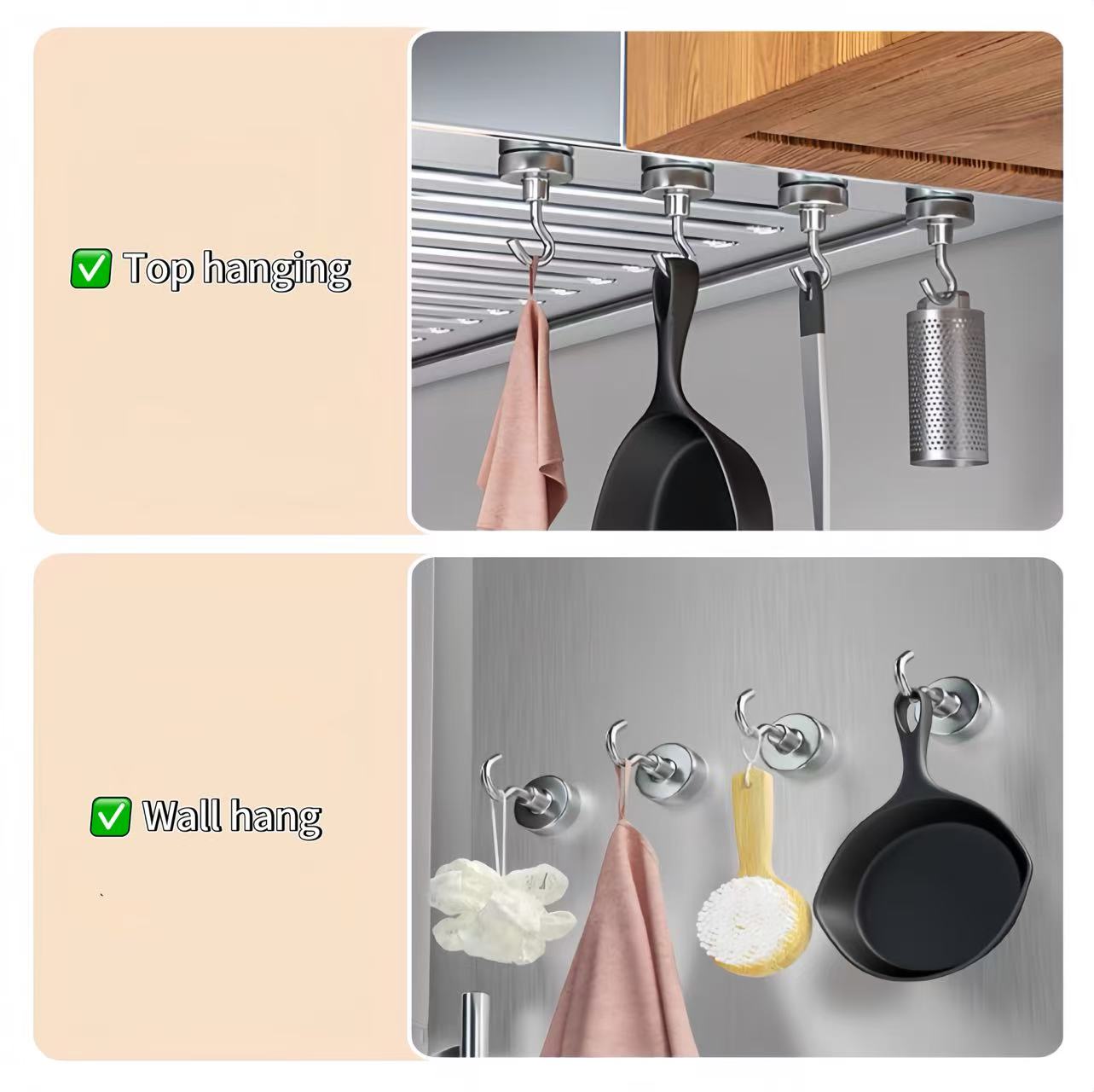 1-10-20PCS Strong Magnet Hooks - Home Bathroom Key recension och pris