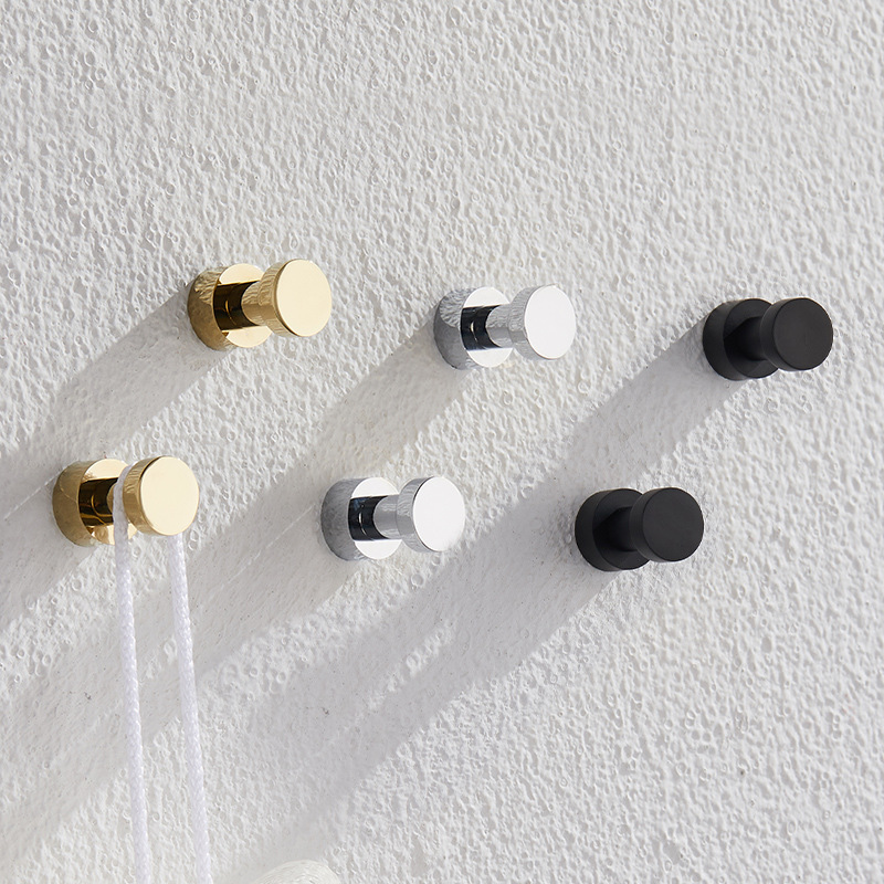 2/3/4/5pcs Brass Robe Hooks Ru - Home Bathroom Key recension och pris