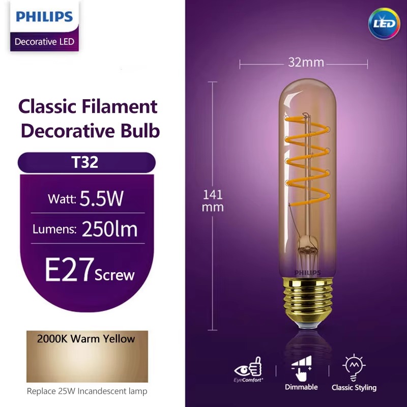 Philips Soft Amber 2000K LED D - Philips Bulb Led Classic recension och pris