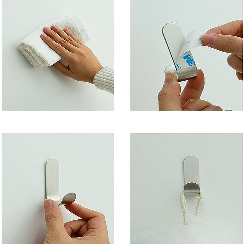 Self Adhesive Strong Wall Hook - Home Bathroom Key recension och pris